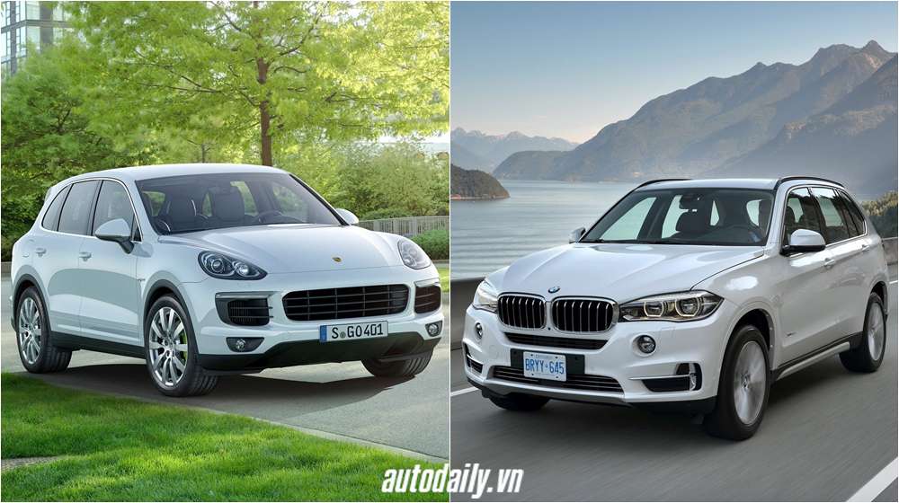 Porsche Cayenne vs. BMW X5 Cuộc chiến của người Đức